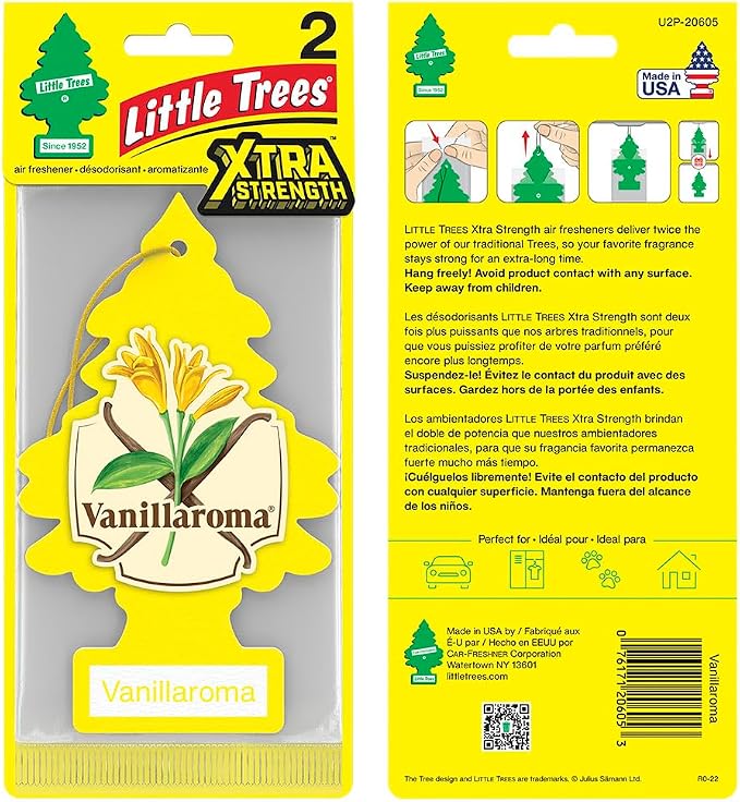 LITTLE TREES Car Air Freshener | Xtra Strength Provides Long-Lasting Scent - Image 3