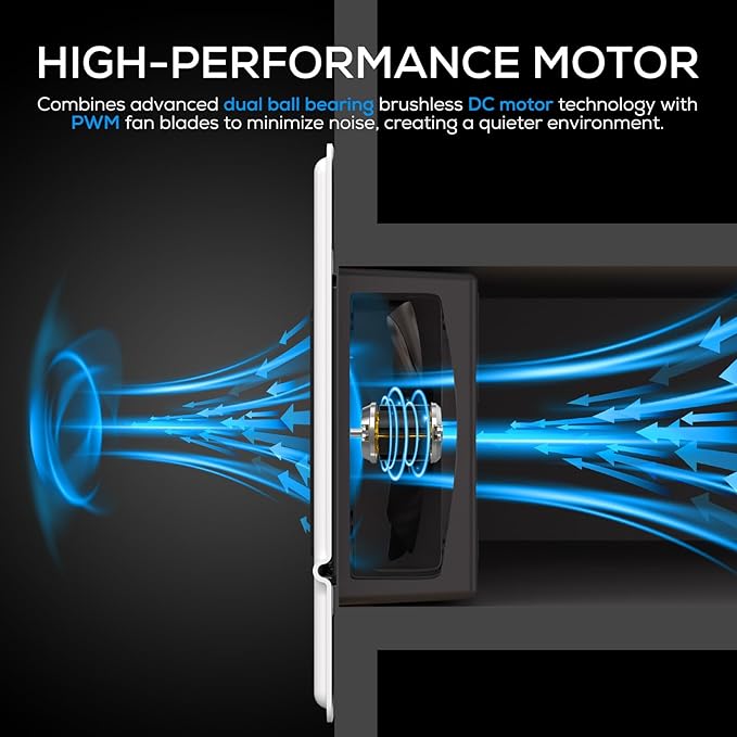 4"x10" Quiet Register Booster Fan - Image 6