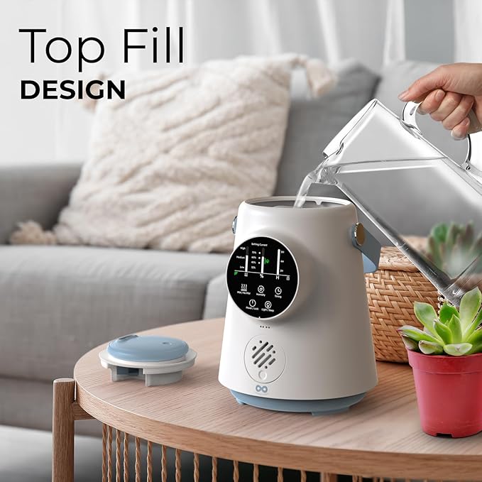 Everlasting Comfort 2.5L Top Fill Humidifier – Upgraded Easy to Clean 20HR - Image 4