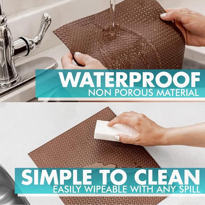 Shelf Liner, Drawer Liner & Kitchen Cabinet Liner – Thick, Waterproof Rubber – - Image 2