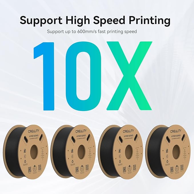 Creality Hyper PLA Filament 1.75mm, 30-600mm/s High Speed 3D Printer Filament - Image 4