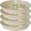 4 Pack Plant Saucer 10 inch, 8 12 14 17 inch, Plant Stand Plastic Plant Saucers by Unknown