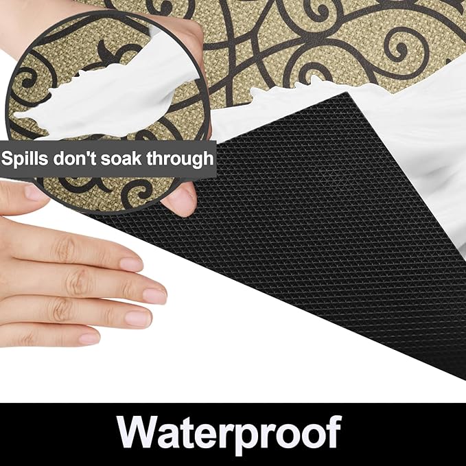 AiBOB Waterproof Under Sink Mat, Absorbent Quick Dry Sink Liners Protect - Image 2