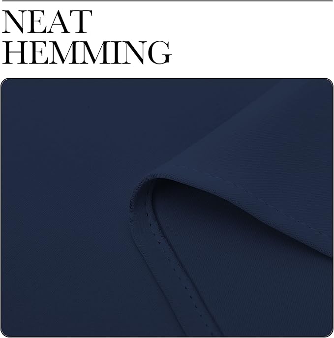 NICETOWN Navy Blue Blackout Curtains - Image 8
