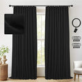 INOVADAY Thermal Sliding Door Curtains 100% Blackout Curtains by INOVADAY