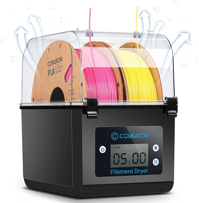 Comgrow 3D Printer Filament Dryer Box, Comgrow 3D Filament Storages, Keeping by Comgrow