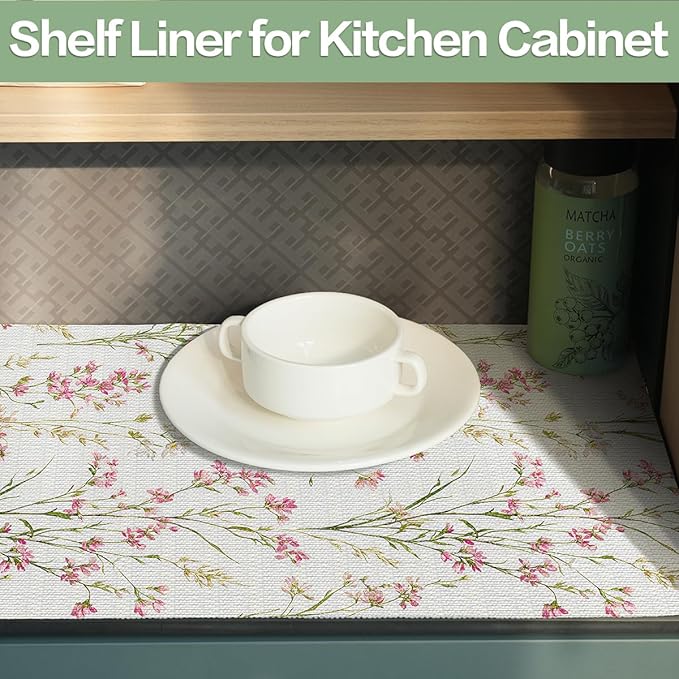 Shelf and Drawer Liner for Kitchen Cabinet, Non-Adhesive and Strong Grip - Image 7