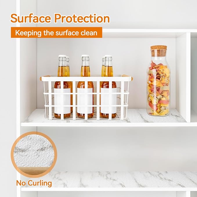 Shelf Liner Drawer Liner for Kitchen Cabinet Non-Adhesive, Strong Grip Anti - Image 3