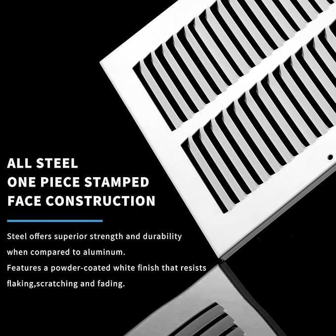Return Vent Cover 30 x 12, Air Return Vent Cover, Flat Vent Cover, Return Air - Image 3