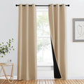NICETOWN Living Room Completely Shaded Draperies, Privacy Protection & Noise by NICETOWN