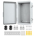Waterproof Electrical Junction Box, IP67 Plastic Weatherproof Electrical by TOTUFY