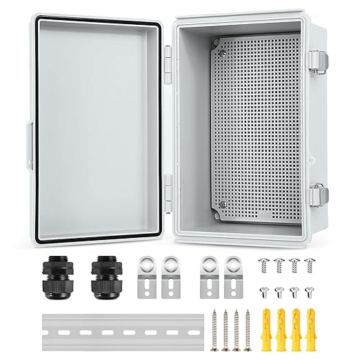 Waterproof Electrical Junction Box, IP67 Plastic Weatherproof Electrical by TOTUFY