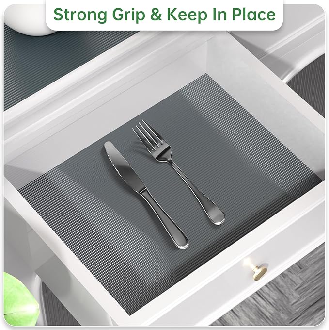 Shelf and Drawer Liner for Kitchen Cabinet, Non-Adhesive 24in x 240in - Image 6