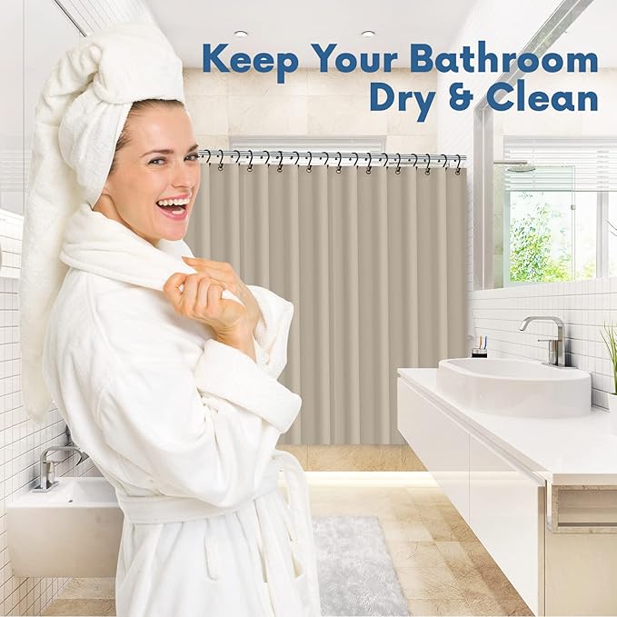 Premium Shower Curtain Liner, 6G PEVA Shower Curtain - Image 5