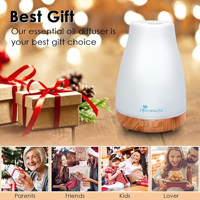 300ML Diffuser Essential Oil Diffuser Remote Control Aromatherapy Diffuser Mist - Image 7