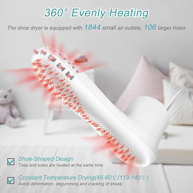 Shoe Dryer and Deodorizer -Enhanced Deodorising, Boot Dryer - Image 4