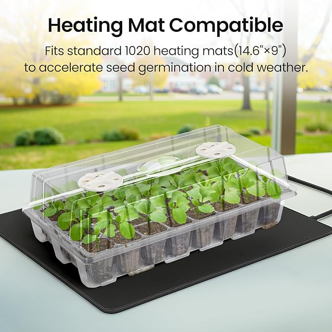 Bonviee 2-Pack Seed Starter Tray - Image 6