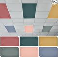 QOUBAI 12PCS Fluorescent Light Covers, 4 x 2 Feet Magnetic Light Cover by QOUBAI
