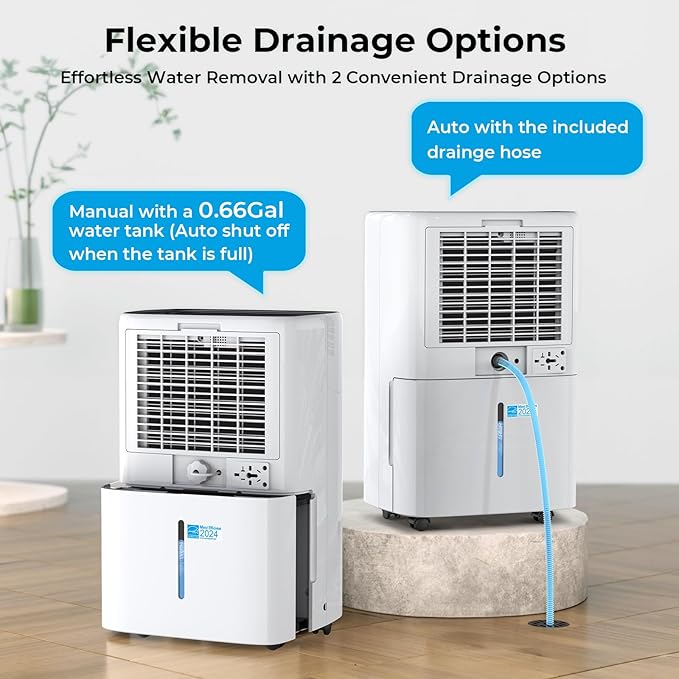 5000 Sq. Ft Dehumidifier for Basement, Max 52 Pints Dehumidifiers for Home & - Image 4