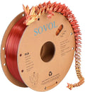Sovol PLA Filament Silk Tri Color Co-Extrusion 1.75mm, 3D Printer Filament 1kg/ by Sovol
