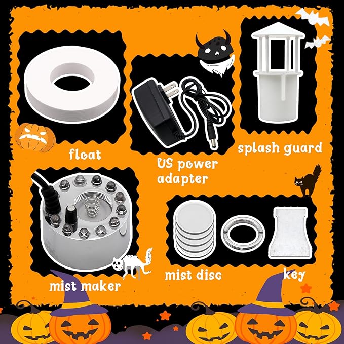 Halloween Mist Maker, Halloween LED Ultrasonic Mister Fogger - Image 2