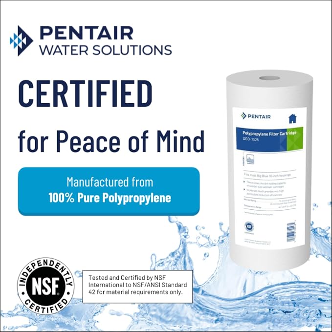Pentair Pentek DGD-7525 Big Blue Sediment Water Filter, Whole House - Image 3