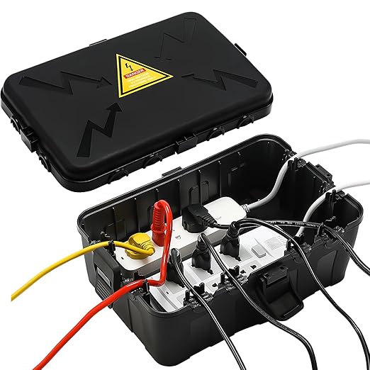 Hrensaw Large Outdoor Electrical Box Waterproof, IP54 Waterproof Outdoor Outlet by Hrensaw