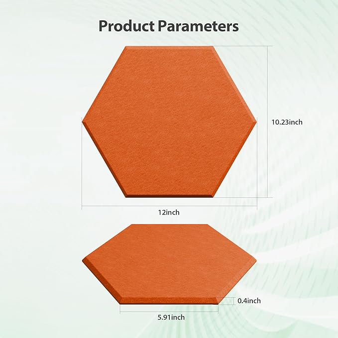12 Pack Acoustic Panels Self Adhesive Sound Proof Foam, High Density Sound - Image 6