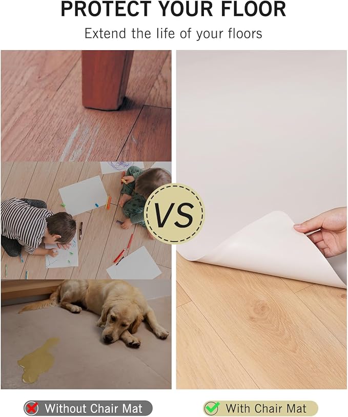 Soft Large Plastic Floor Mat for Living Room, Non-Slip Durable Multi-Pupose - Image 2