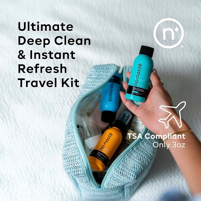 Nonaste Mini Travel Fresh Kit – TSA Approved Odor Eliminating Spray & Laundry - Image 2