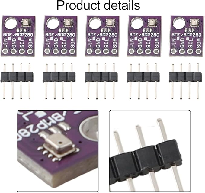 Digital Temperature Humidity Sensor Module BME280 5PCS Environmental Monitoring - Image 5