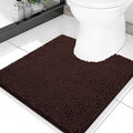 Smiry Luxury Chenille Toilet Rugs U-Shaped 20x20, Soft Absorbent Non-Slip by Smiry