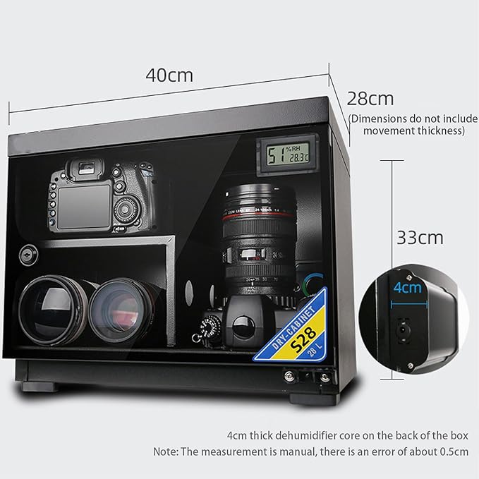 28L Camera Dry Cabinet Digital Control Dehumidifier, Electronic Dry Box - Image 5