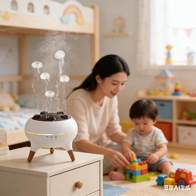 Dynamic Jellyfish Air Humidifier & Jellyfish Essential Oil Diffuser - Image 4