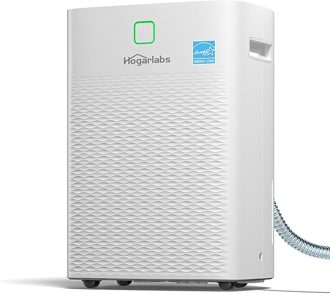 80 Pints Energy Star Dehumidifier Basement Home, Smart Silent Dehumidifier by HOGARLABS