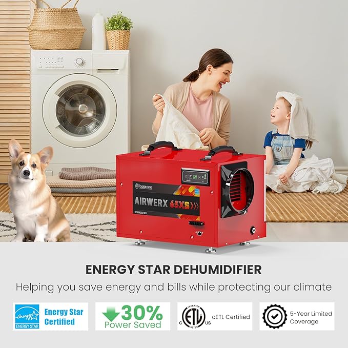 BaseAire 120 Pints Crawl Space Dehumidifiers - Image 2