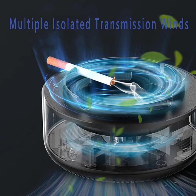 2-in-1 Air Purifier Multifunctional Ashtray Air Purifier - Image 3