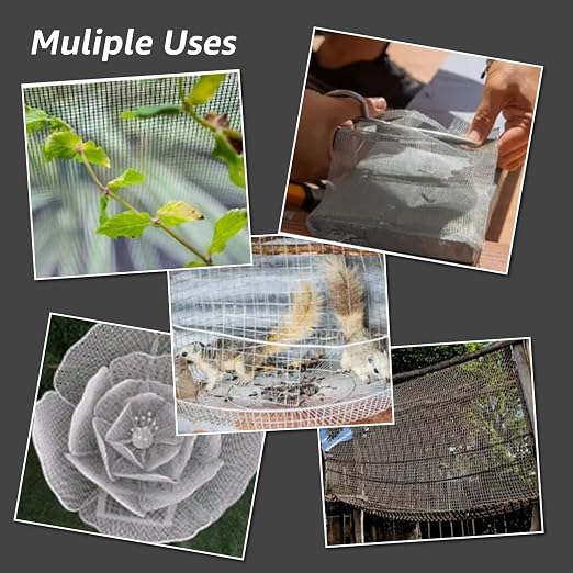 AMZDEPOT 2 Pack 12"x24" Wire Mesh, 5 Mesh Crimped Stainless Steel Mesh - Image 7