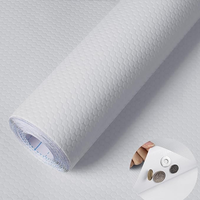 WochiTV Adhesive Shelf Liner 11.8 X 360 Inches Peel and Stick Kitchen Liner by WochiTV