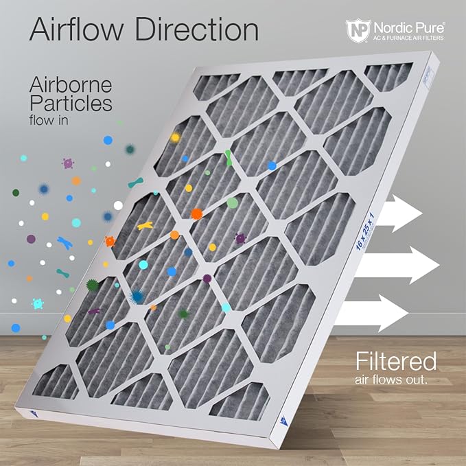 Nordic Pure 14x14x1 Pleated MERV 8 Plus Carbon Air Filters 4 Pack | Actual - Image 8