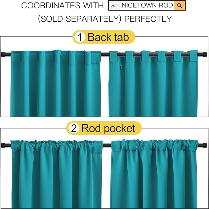 NICETOWN Living Room Curtain Panels - Image 3