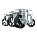 POWERTEC 3 Inch Cast Iron Swivel Caster Wheels Set of 4, Heavy Duty 992 lbs by POWERTEC