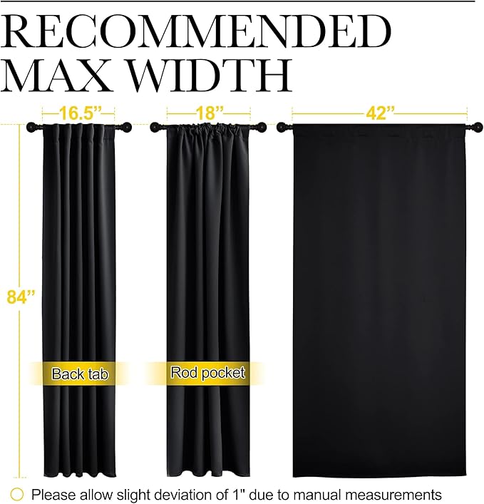 NICETOWN Halloween Black Out Curtain Panels - Image 7