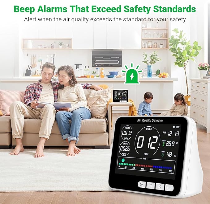 14 in 1 Air Quality Monitor Indoor - Image 3