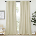 NICETOWN Living Room Blackout Curtains 95 inches Long, Window Treatment Room by NICETOWN