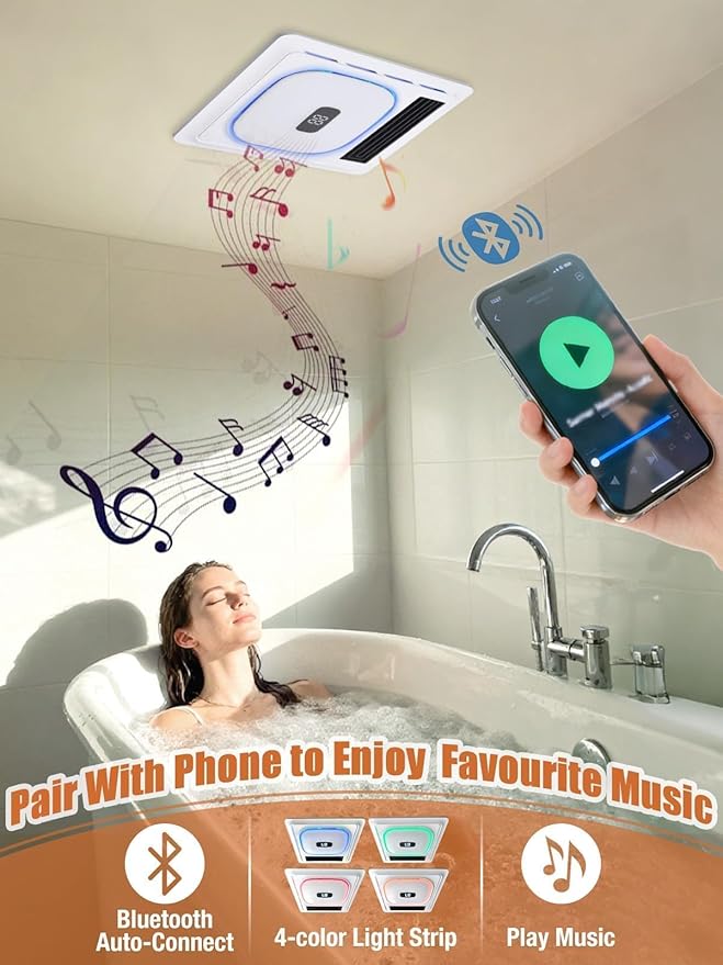 4 In1 Bathroom Exhaust Fan - Image 4