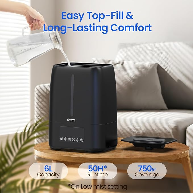 6L Top Fill Ultrasonic Humidifier - Image 2