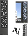 Vertical Window Exhaust Fan for Sliding Windows-Easy Tool-Free Installation by Unknown