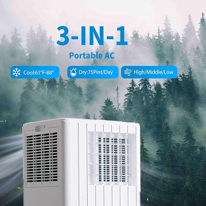 3 in-1 Portable Air Conditioner - Image 3