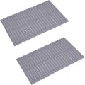 Bath Mat Bathroom Rugs Floor Wood Shower Bathtub Waterproof Non Slip Grey by Fovlaurs
